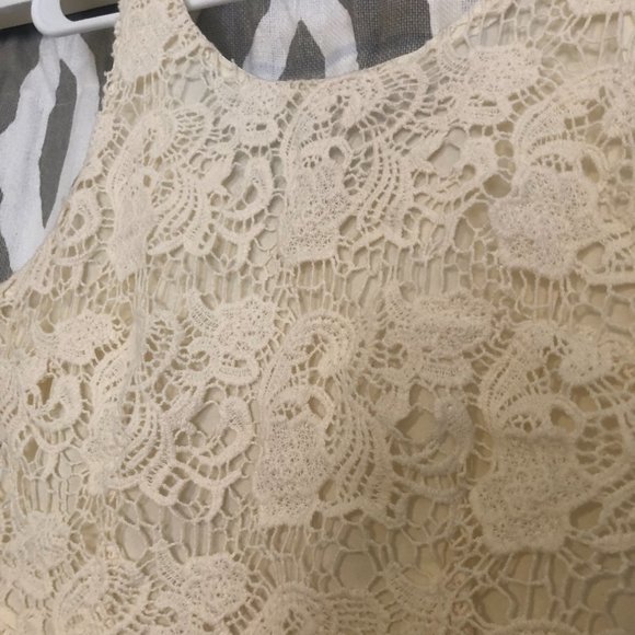 Thistle Pearl by Urban Outfitters Cream Lace Dress - Picture 2 of 4